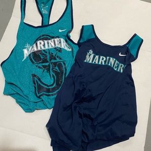 2 Nike Mariners tank top L bundle